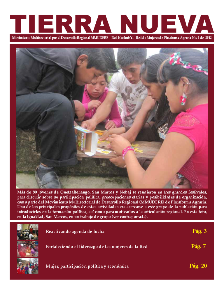 FUNDATIERRA - Revista Tierra Nueva - 2013, noviembre_2